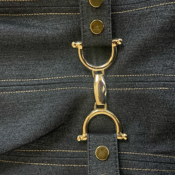 Cache Contour Collection Midi Sleeveless Dress Gray Fully Lined Size 8 - Picture 7 of 8